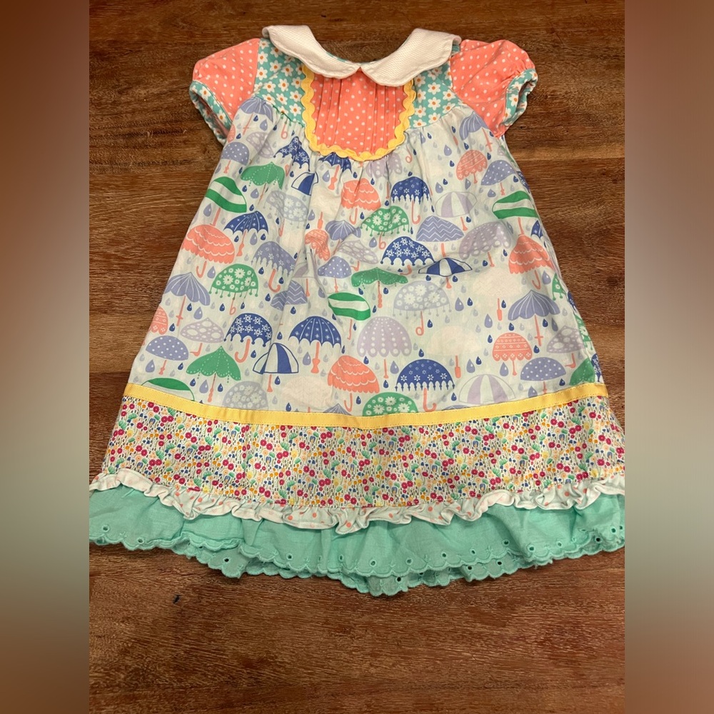 Matilda Jane Multicolor Umbrella Print Dress